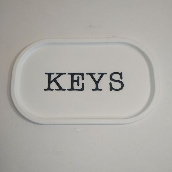 Lot of 4 Tabletop Entry Table Desk Organizer Tray Platter Key Phone Stuff Change - Picture 3 of 13